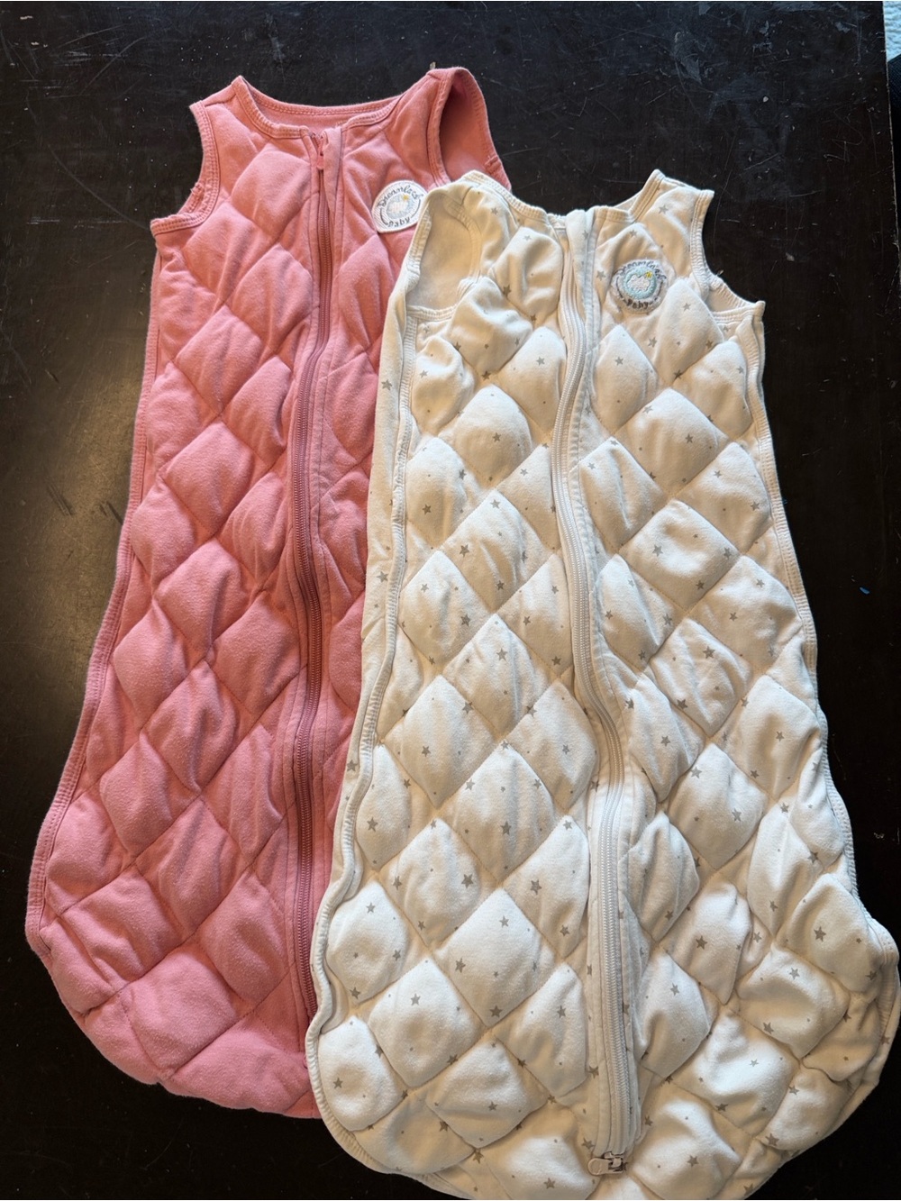 Dreamland Sleep Sacks - Pink & Cream Pack 6-12 month